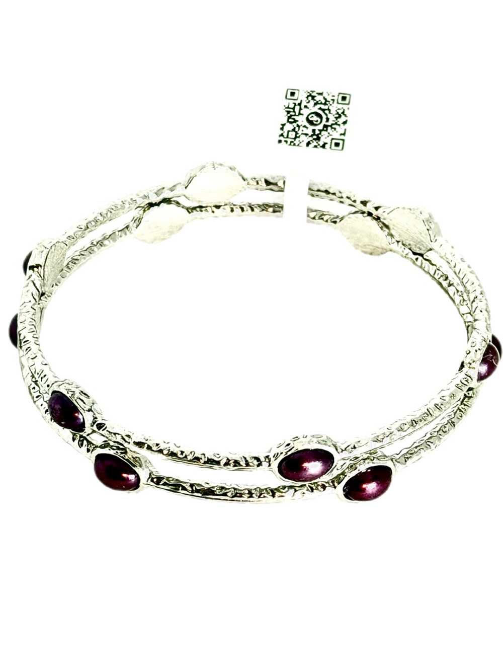 NWT NIB PARK LANE DUAL DK PURPLE W/HINTS OF DK RED SILVER BRACELETS JEWELRY